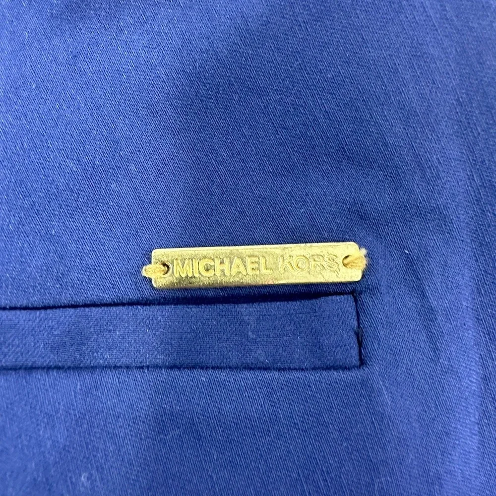Michael Kors Pants Women 18W Blue True Navy Core of Kors Stretch Slacks